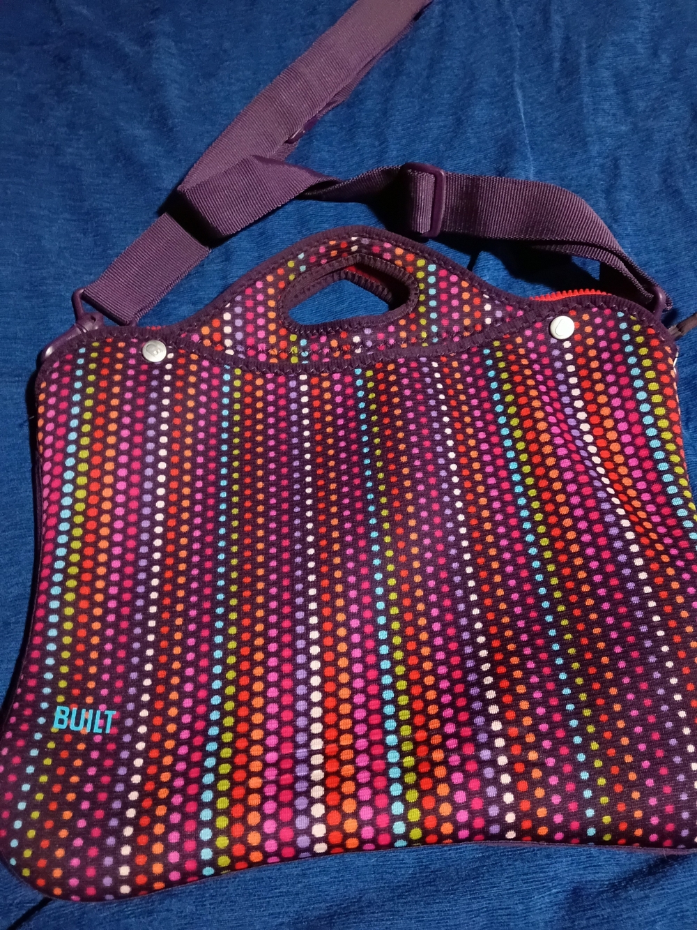 Built Neoprene Multicolor Dot Laptop/Tablet Bag